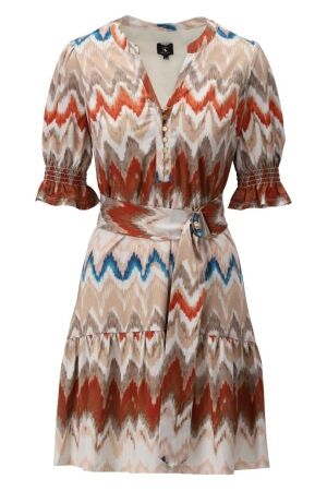 K-Design K-Design jurk met design a122 Jurk p914