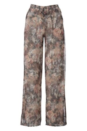 K-Design K-Design broek met lurex design a250 Broek p974