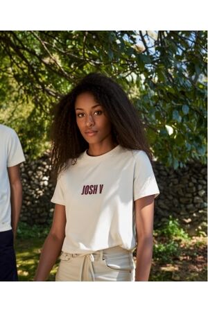Josh V Josh V dorie regular fit t-shirt with logo jv-2412-0002 T-shirt Korte mouw 033