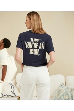 Josh V Josh V roxy iconic jv-2502-0001 T-shirt Korte mouw 983 dark navy