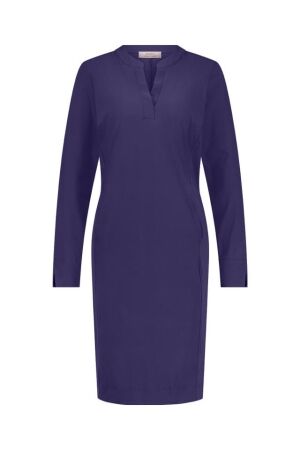 Studio Anneloes Studio Anneloes simplicity long sleeve dress 12483 Jurk 3900 deep purple