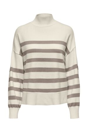 Only Only onlbari l/s highneck knt noos Trui birch fungi