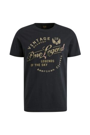 PME Legend PME Legend ptss2504596 single jersey package Print T-shirts 5281 salute