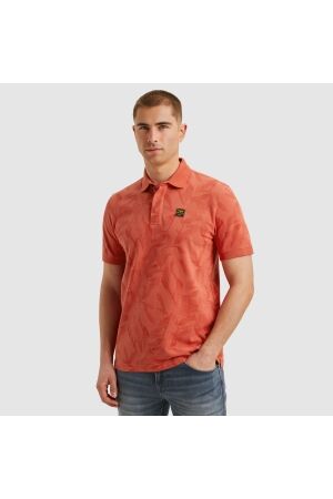 PME Legend PME Legend ppss2504851 two tone pique printed Poloshirts 3067 porcelain rose