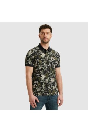 PME Legend PME Legend ppss2504879 printed fine pique Poloshirts 5281 salute