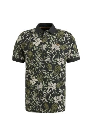 PME Legend PME Legend ppss2504879 printed fine pique Poloshirts 5281 salute