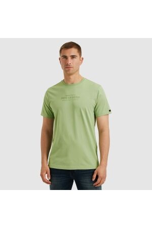 PME Legend PME Legend ptss2504584 cotton elastan jersey Print T-shirts 6258 quiet green