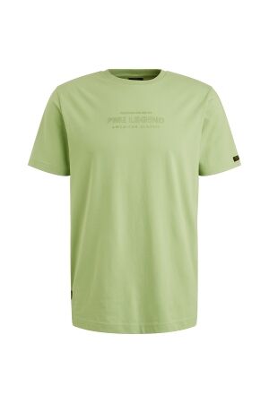 PME Legend PME Legend ptss2504584 cotton elastan jersey Print T-shirts 6258 quiet green