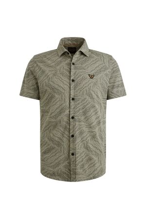 PME Legend PME Legend psis2505229 jersey pique print drizzle Overhemd 6170 shadow