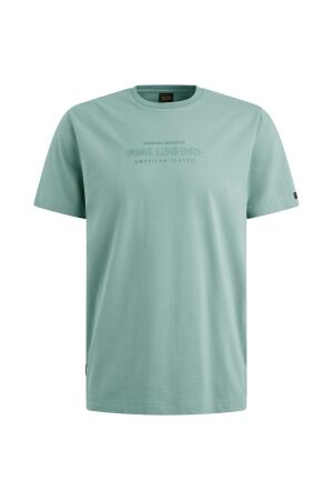PME Legend PME Legend ptss2505570 cotton elastan jersey Print T-shirts 5149 cameo blue