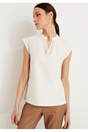LADY DAY LADY DAY courtney l24-375-2543 T-shirt Korte mouw off white