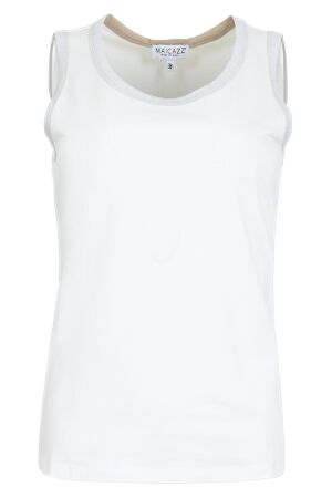 Maicazz Maicazz ballet su25.60.341 Tops en Singlets offwhite - silver