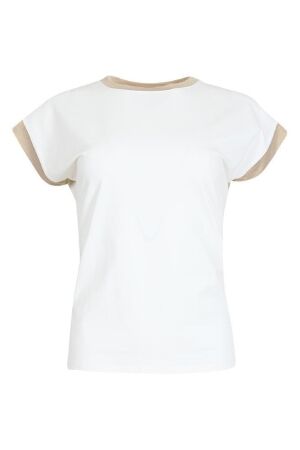 Maicazz Maicazz nonora su25.60.350 T-shirt Korte mouw offwhite -gold