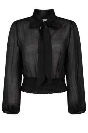 Aaiko Aaiko maysa ten 507 T-shirt Lange mouw 900 black