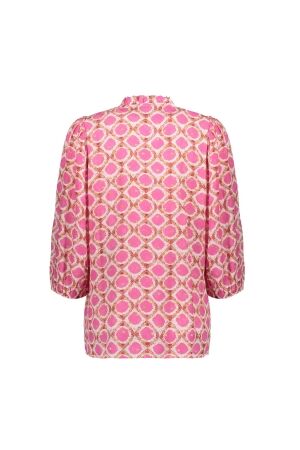 Geisha Geisha blouse 53459-20 Blouse 10 off-white fuchsia