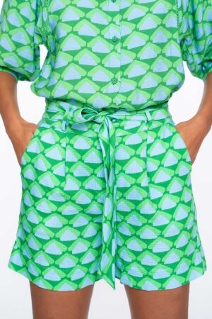Geisha Geisha short 51412-20 Korte broeken 530 green/blue