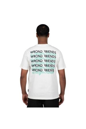 Wrong Friends Wrong Friends herrero t-shirt wf1085 Print T-shirts coconut white