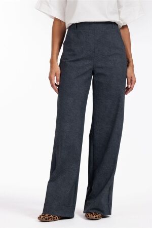 Studio Anneloes Studio Anneloes lexie bonded denim trousers 12426 Broek 9000 black