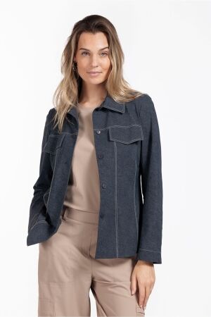 Studio Anneloes Studio Anneloes josje denim blouse 12429 Blouse 9000 black