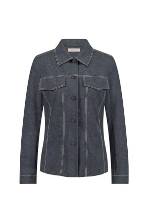 Studio Anneloes Studio Anneloes josje denim blouse 12429 Blouse 9000 black