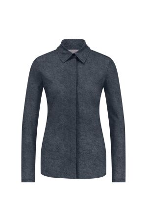 Studio Anneloes Studio Anneloes poppy blind denim shirt 12431 Blouse 9000 black