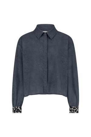 Studio Anneloes Studio Anneloes dyanna denim blouse 12432 Blouse 9000 black