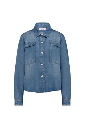 Studio Anneloes Studio Anneloes sterre denim blouse 12498 Blouse 6200 denim blue