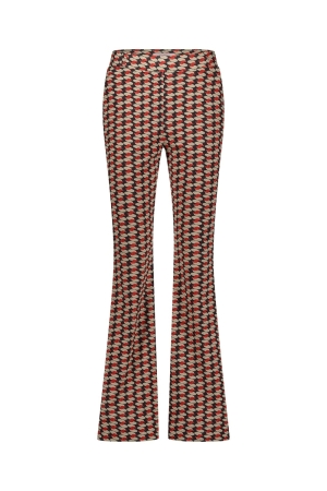 Studio Anneloes Studio Anneloes noa graphic flair trousers 12470 Flared 9997 multi color