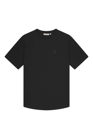 Off the Pitch Off the Pitch backburn faded slim fit tee otp251056 Print T-shirts 998 black