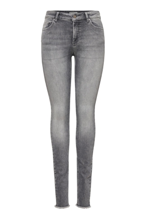 Only Only 15188520 onlblush mid sk ank raw jeans Skinny fit grey denim 15188520
