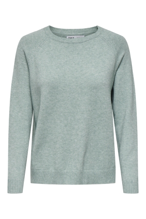 Only Only onllesly kings l/s pullover knt noos 15170427 Trui gray mist melange