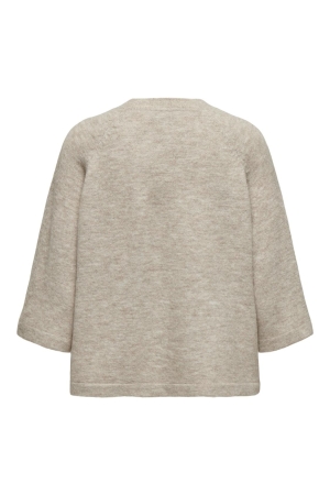 Only Only onlsimoni 3/4 pullover knt noos Trui pumice stone melange
