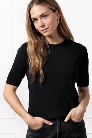 Studio Anneloes Studio Anneloes lana ssl solid pullover 91530 9000 black