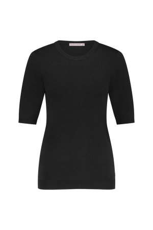Studio Anneloes Studio Anneloes lana ssl solid pullover 91530 9000 black