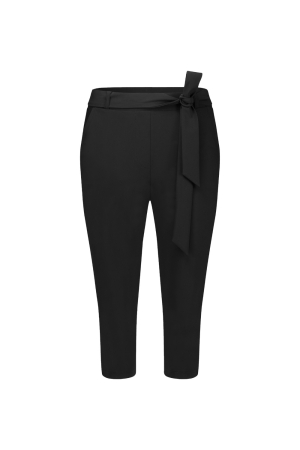 Studio Anneloes Studio Anneloes hanna capri trousers 91533 9000 black