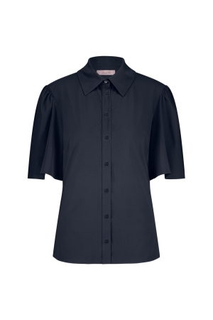 Studio Anneloes Studio Anneloes poppy butterfly blouse 91536 6900 dark blue