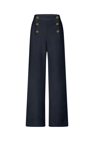 Studio Anneloes Studio Anneloes molly bonded trousers 12512 Broek 6900 dark blue