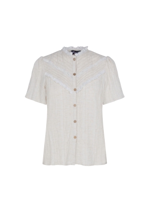 Elvira Casuals Elvira Casuals blouse savannah e1 25-059 Blouse 796 ecru