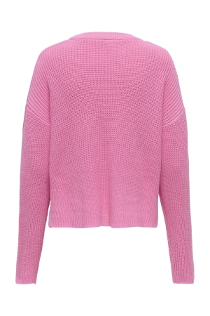 Only Only onlluna ls o-neck pullover knt nca Trui sachet pink