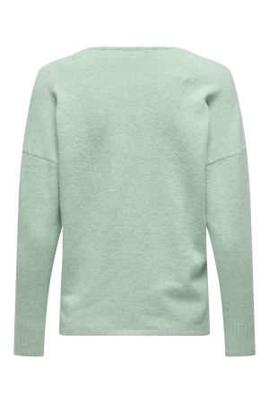 Only Only onlrica life l/s v-neck pullo knt noos Trui lichen w. melange
