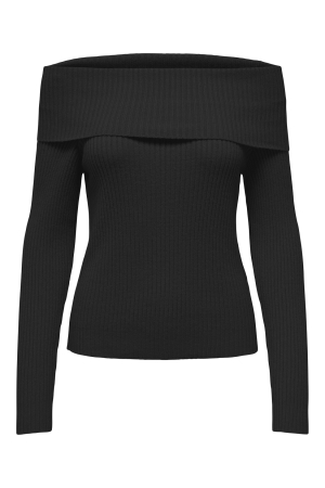 Only Only onlkatia ls off shoulder knt noos Trui black
