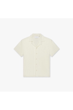 Croyez Homme Croyez Homme zeplin seersucker shirt cr1-hs25-09 Overhemd 333 off-white