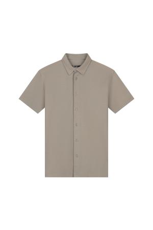 Malelions Malelions short sleeve shirt mm1-hs25-51 Overhemd 336 taupe