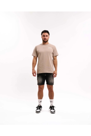Malelions Malelions yacht t-shirt mm1-hs25-57 Print T-shirts 336 taupe