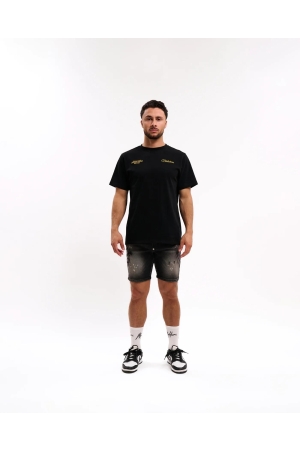 Malelions Malelions champagne t-shirt mm1-hs25-61 Print T-shirts 900 black