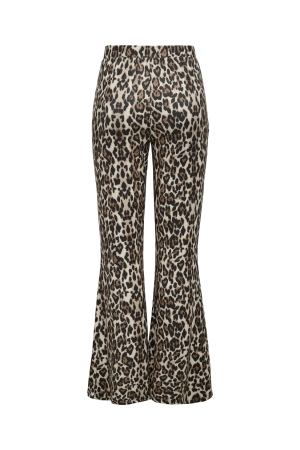 Only Only onlanna rib flared aop legging cs jrs Leggings black leo