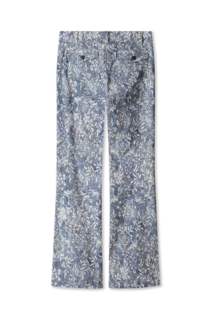 Helena Hart Helena Hart 7308deni - flair print deni Flared marine