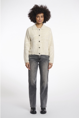 Rino & Pelle Rino & Pelle bubbly.5012511 boxy jacket Jackets 10964 flower doodle