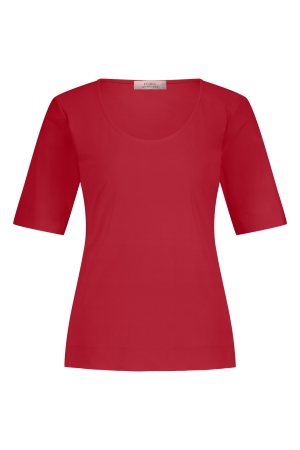 Studio Anneloes Studio Anneloes sascha shirt 12614 T-shirt Korte mouw 3200 deep red