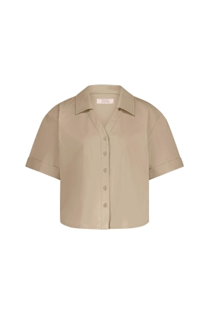 Studio Anneloes Studio Anneloes djenna twill blouse 12671 Blouse 2200 latte